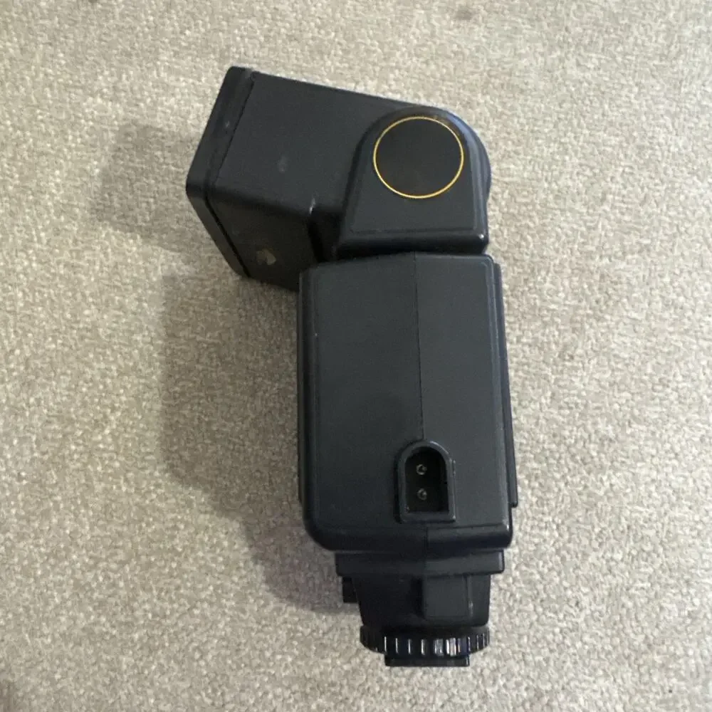 UNTESTED SUNPAK Auto 433 D Thyristor for Canon Film camera Shoe Mount Flash